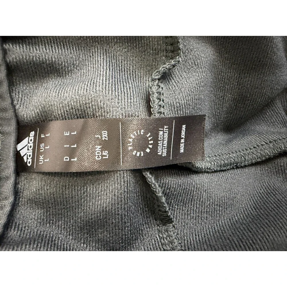 adidas Men's L Tiro Track Jogger Pants Dark Gray Black Stripe GN5492 NWT